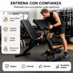 Banco De Musculación Plegable 2 En 1 Scott 250 Kg - Imagen 2
